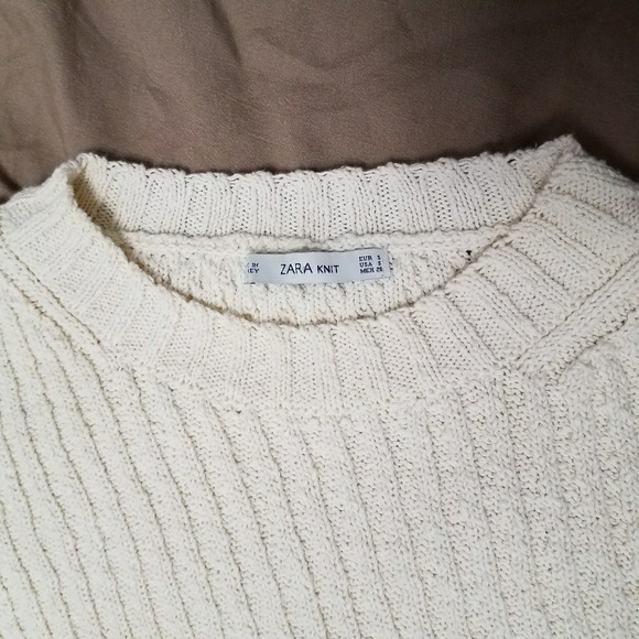 Zara Diagonal Knit Sweater - Picture 3 of 6